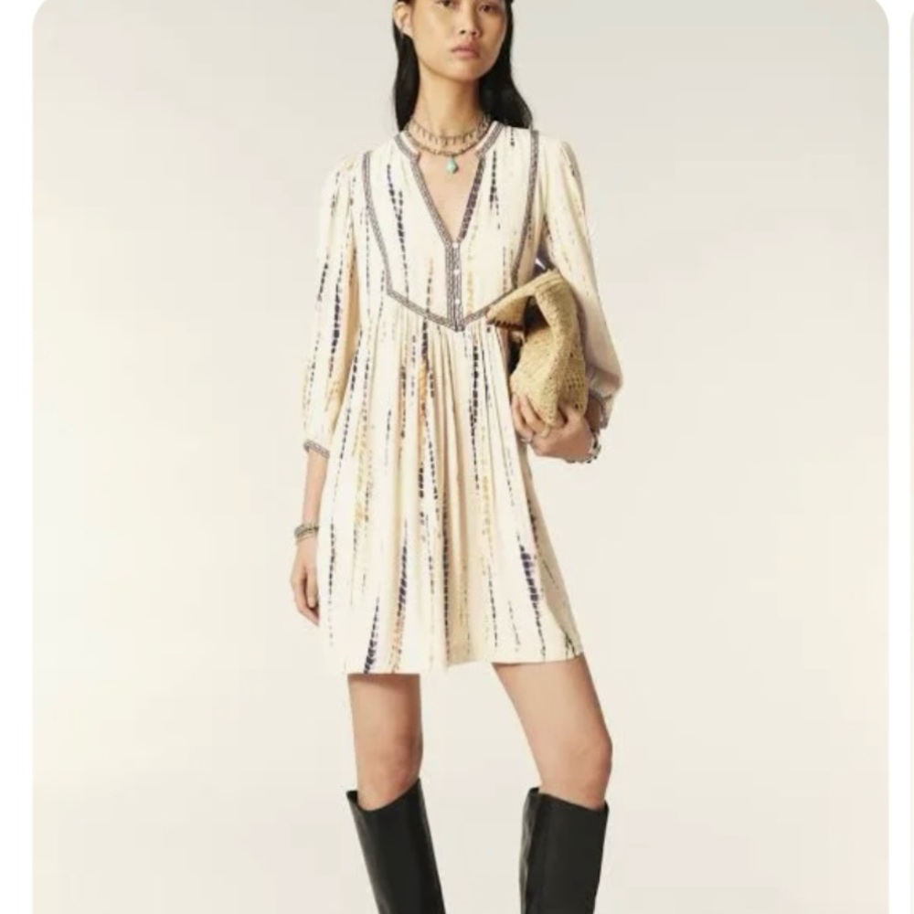 NWT ba & sh Isabella tie dye mini dress XS